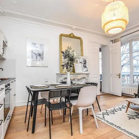 شقة Elegant - 3br-8p - Gare De L'est باريس